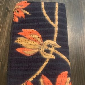 SOLD - NEW Kantha Clutch w/ Zipper Closure